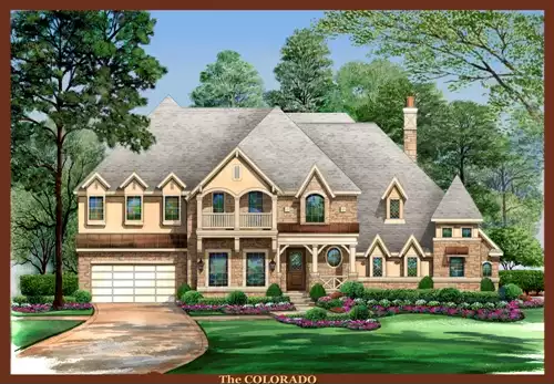 image of traditional house plan 5185